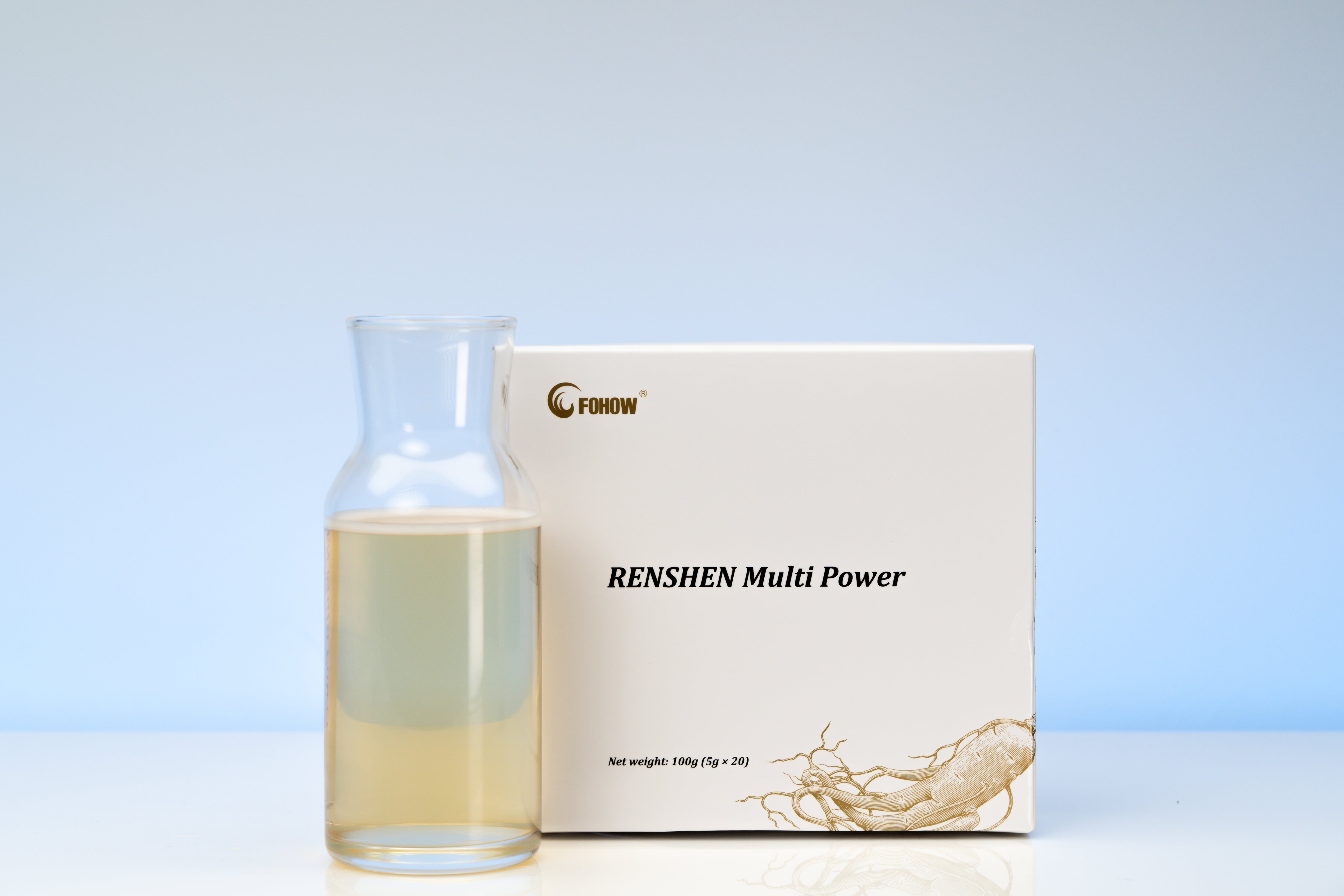 Renshen Multi Power Băutură Instant cu peptide de ginseng