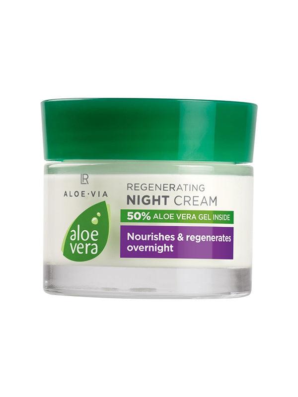 Crema regeneratoare de noapte cu Aloe Vera - 50 ml - Tratamente Naturiste Nicu Ghergu S.R.L