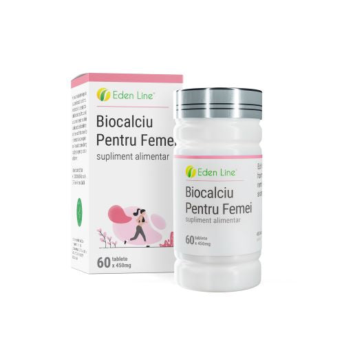 Biocalciu pentru femei 60 cps - Tratamente Naturiste Nicu Ghergu S.R.L
