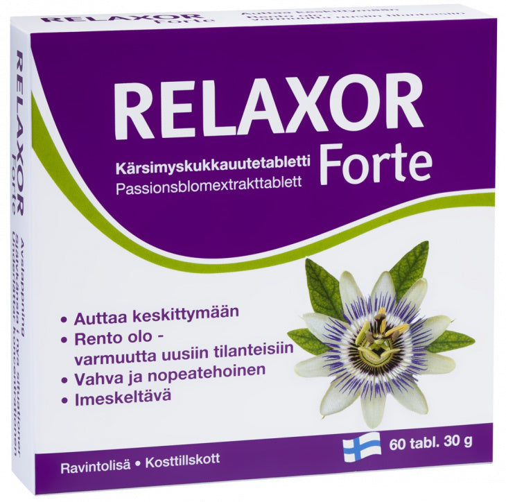 Relaxor Forte - 60 tablete - Tratamente Naturiste Nicu Ghergu S.R.L