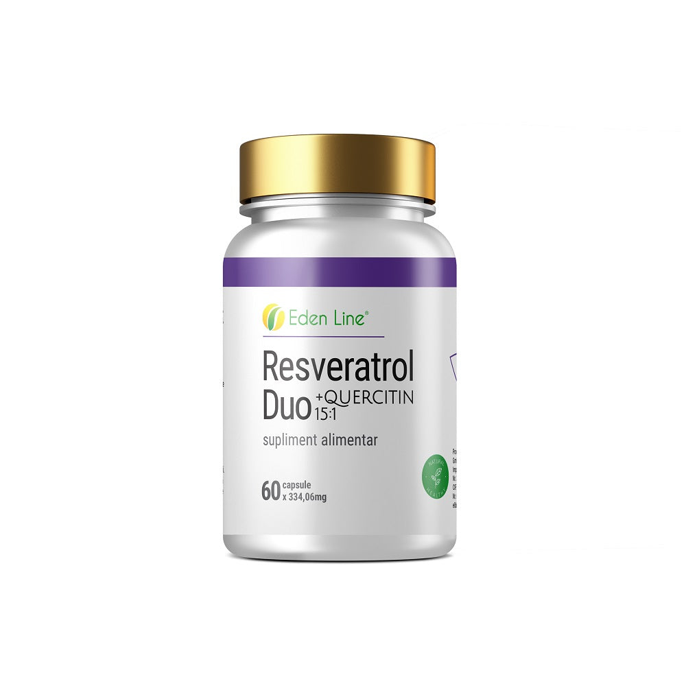 Resveratrol Duo + Quercitin 15:1 (60 caps) - Tratamente Naturiste Nicu Ghergu S.R.L