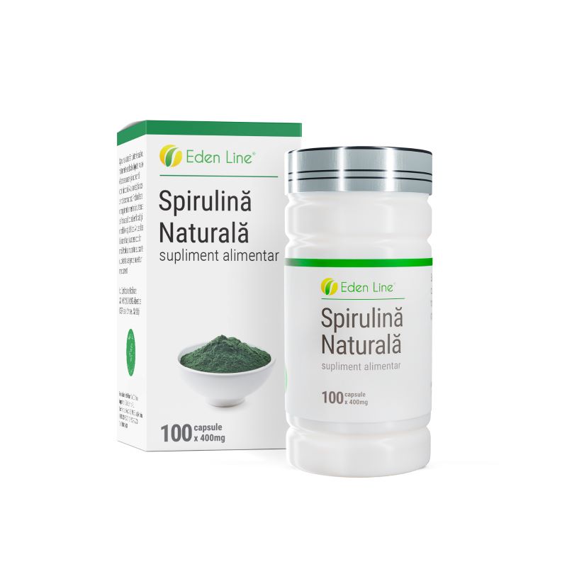 Spirulina Naturala 100 cps - Tratamente Naturiste Nicu Ghergu S.R.L